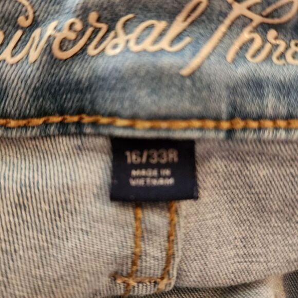 Universal Thread High Rise Jegging Size 16 Light Blue Distressed - Picture 11 of 13